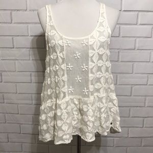 3/ $25 Abercrombie & Fitch Embroidered Beaded Tank